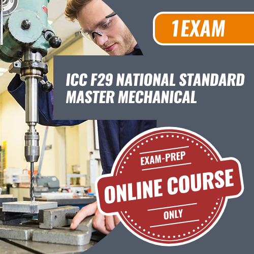 Contractor Exam Prep ICC F29 National Standard Master Mechanical. Exam preparation. Online course only. 