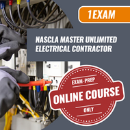 Contractor Exam Preps, NASCLA Master Unlimited Electrical Contractor online course. Pass your electrical exam with Contractor Exam Preps. We are the exam prep pros you need to take your career in the trades to the next level
