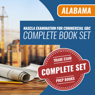 Contractor Exam Preps - Alabama NASCLA Examination For Commercial GBC Complete Book Set. Trade Exam Complete Set Prep Books. We are the exam pros for all your trades licensing needs nationwide.