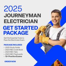 Load image into Gallery viewer, 2025 Journeyman Electrician Get Started Package (Based on the 2023 NEC)
