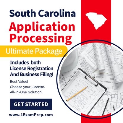 South Carolina Contractor Application Processing & Business Formation Ultimate Package