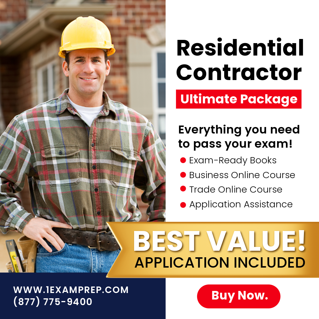 Florida Residential Contractor Ultimate Exam Prep Rental Package