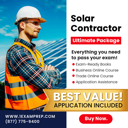 Florida Solar Contractor Ultimate Exam Prep Rental Package