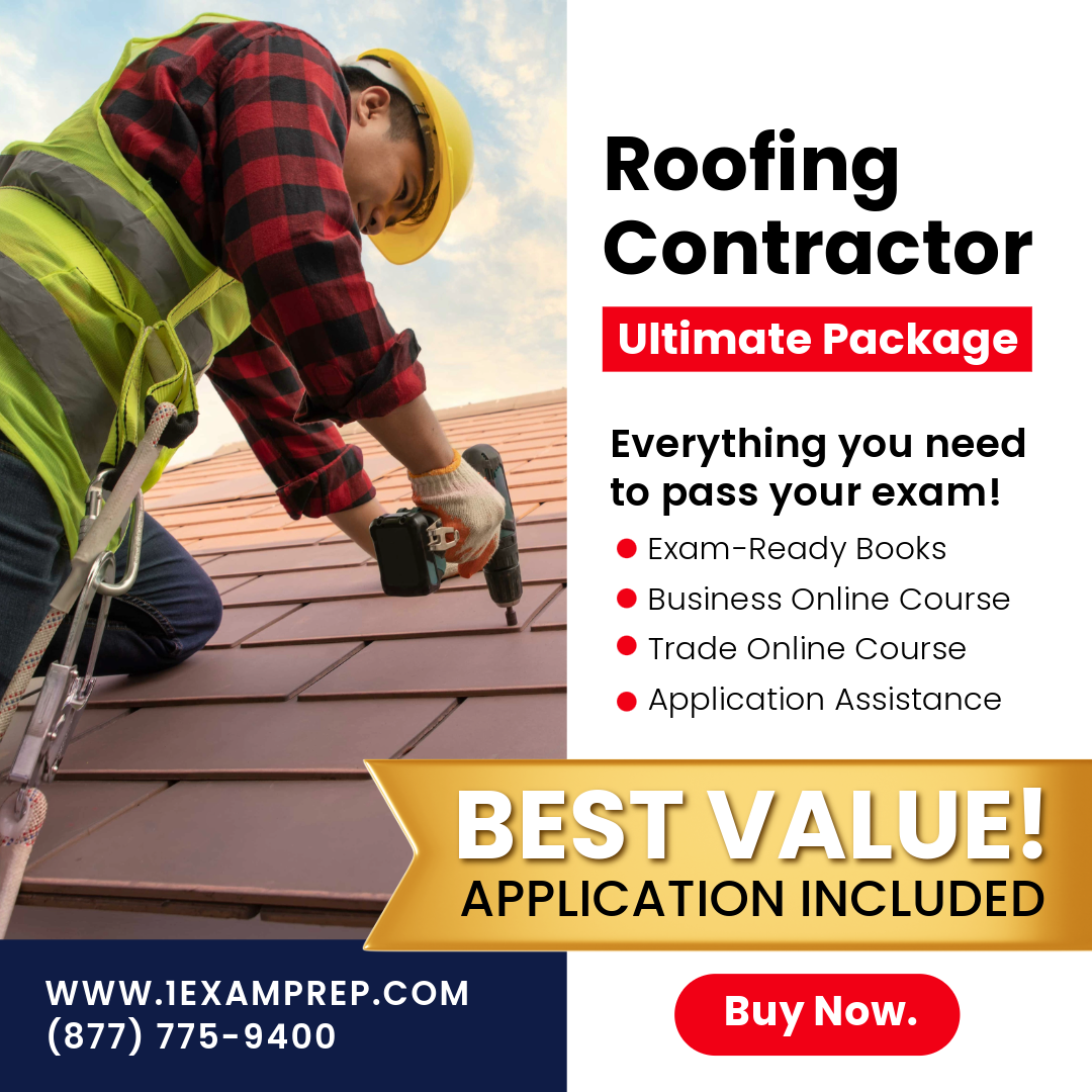 Florida Roofing Contractor Ultimate Exam Prep Rental Package