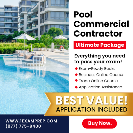 Florida Commercial Pool Contractor Ultimate Exam Prep Rental Package