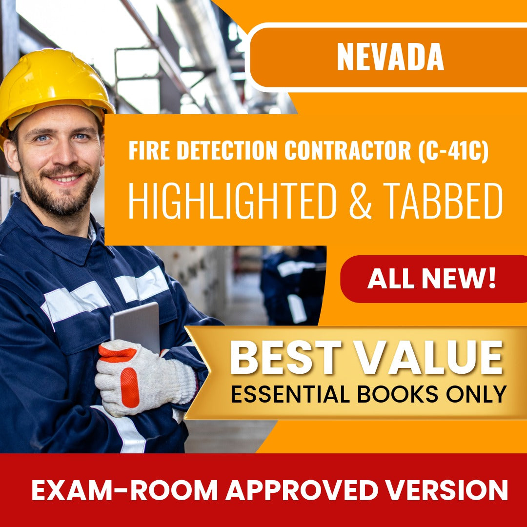 Nevada Fire Detection Contractor (C-41C) Highlighted & Tabbed Book Package Highlighted & Tabbed Book Package