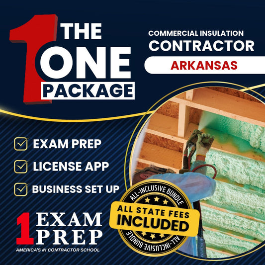 The 1 Package: All-Inclusive Arkansas Commercial Insulation Contractor Exam, Licensing & Business Setup Solution