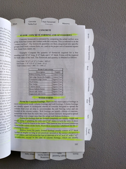 Florida General Contractor Exam Complete Book Set - Highlighted & Tabbed