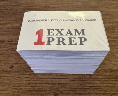 2020 Master Electrician Exam Questions and Study Guide [Book] & Flash Cards Combo