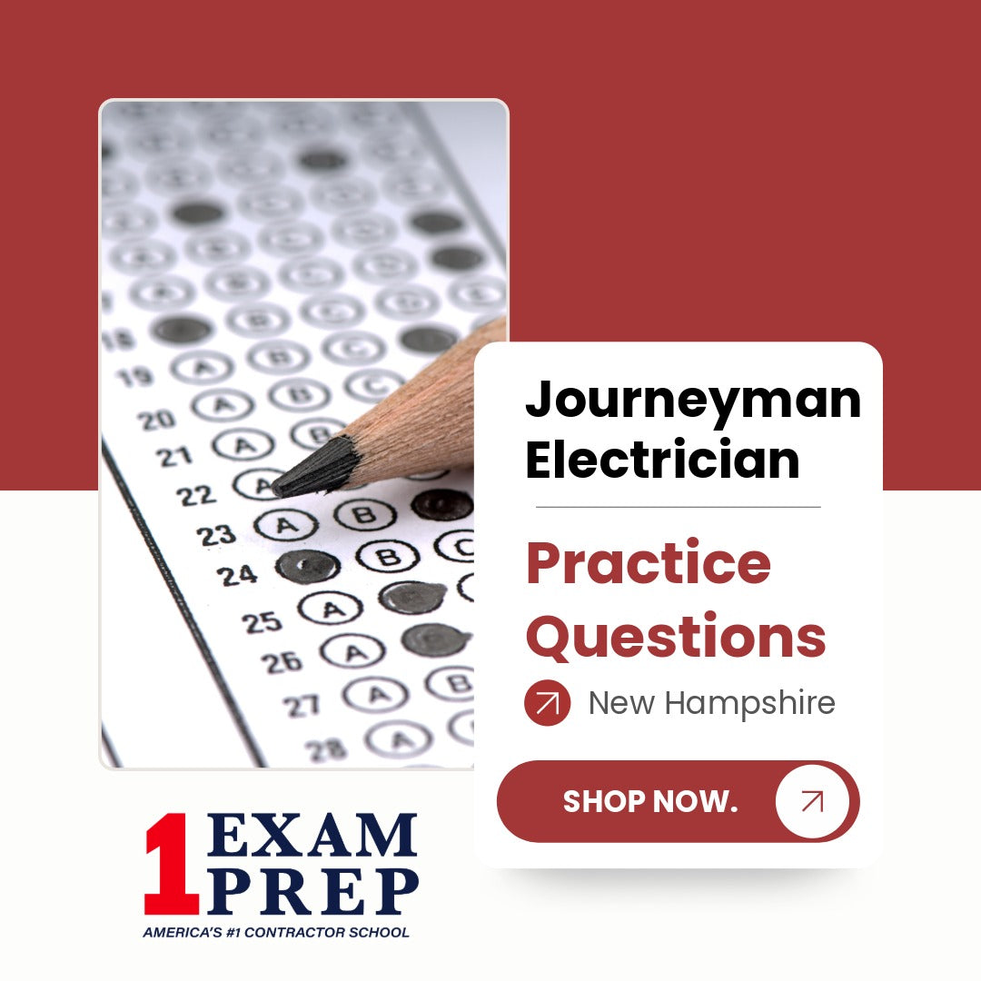 New Hampshire Journeyman Electrician Practice Questions 2023 NEC