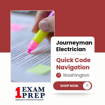 2023 Washington Journeyman Electrician Exam Quick Code Navigation