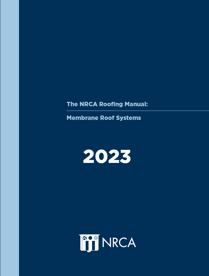 NRCA Roofing Manual Book Package