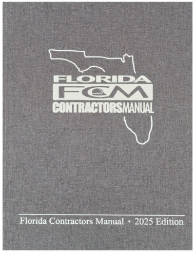 Florida Contractors Manual 2025 Edition