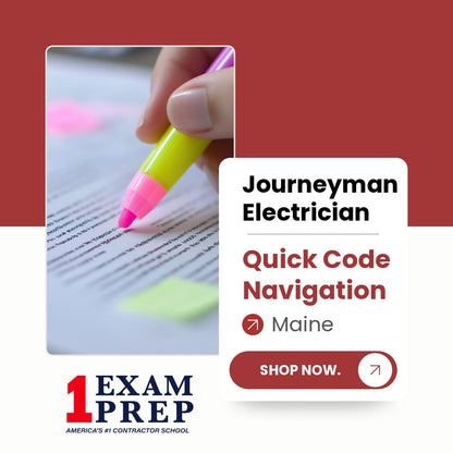 Maine Journeyman Electrician Quick Code Navigation 2026 NEC