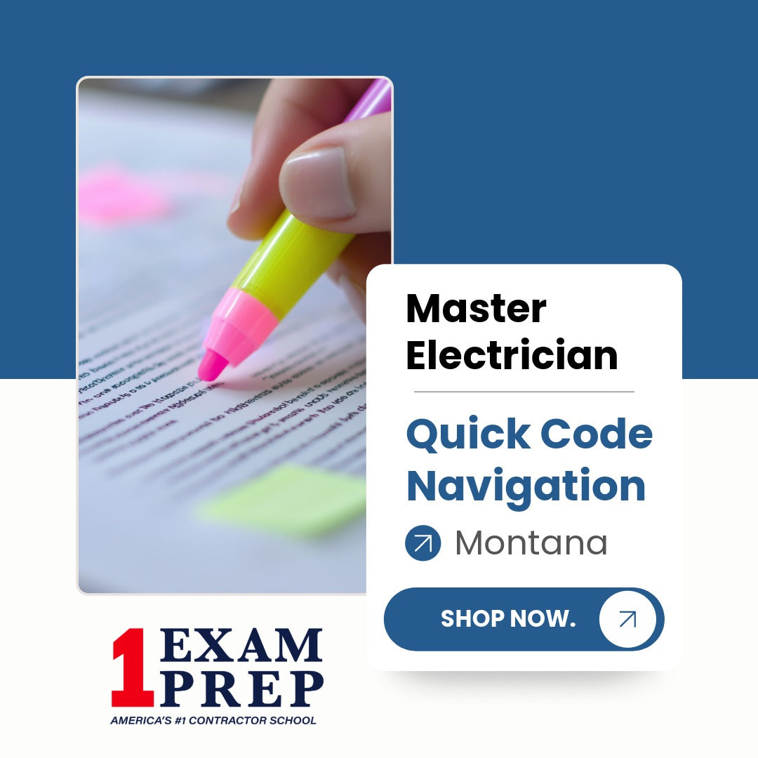 Montana Master Electrician Quick Code Navigation 2026 NEC