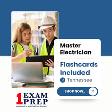 Load image into Gallery viewer, Tennessee Master Electrician Flashcards 2026 NEC
