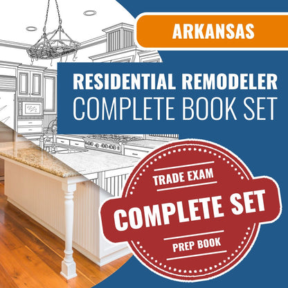Arkansas Residential Remodeler Contractor Exam Book Package