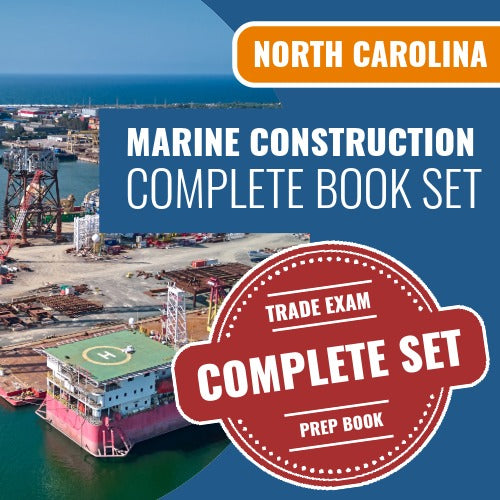 North Carolina Marine Construction Contractor Exam Book Package