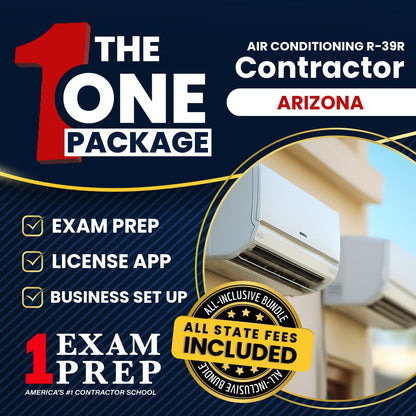 The 1 Package: All-Inclusive Arizona Air Conditioning and Refrigeration Residential Contractor (R-39R) Exam, Licensing & Business Setup Solution
