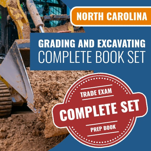 North Carolina Grading and Excavating Contractor Exam Book Package