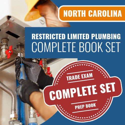 North Carolina Special Restricted Plumbing and Heating Contractor Exam Book Package