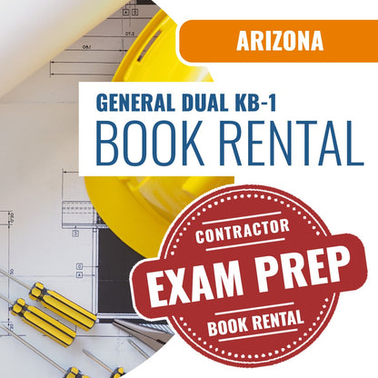 Arizona General Dual Residential / Commercial Contractor (KB-1) - Books & Courses Rental Package