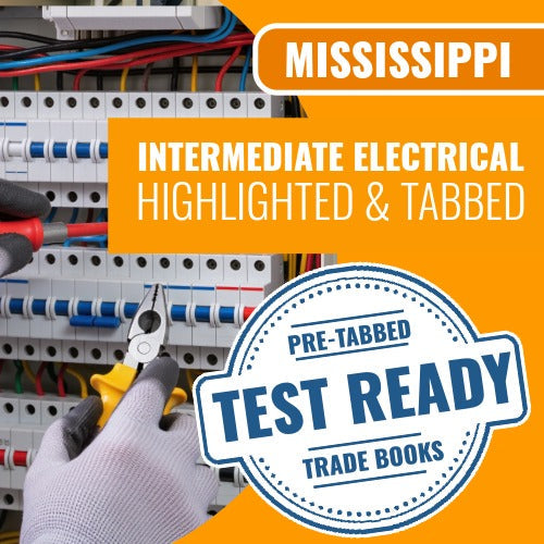 North Carolina Intermediate Electrical Contractor (I) Exam Highlighted & Tabbed Book Package