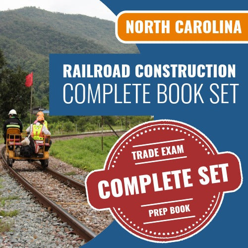North Carolina Railroad Construction Contractor Exam Book Package