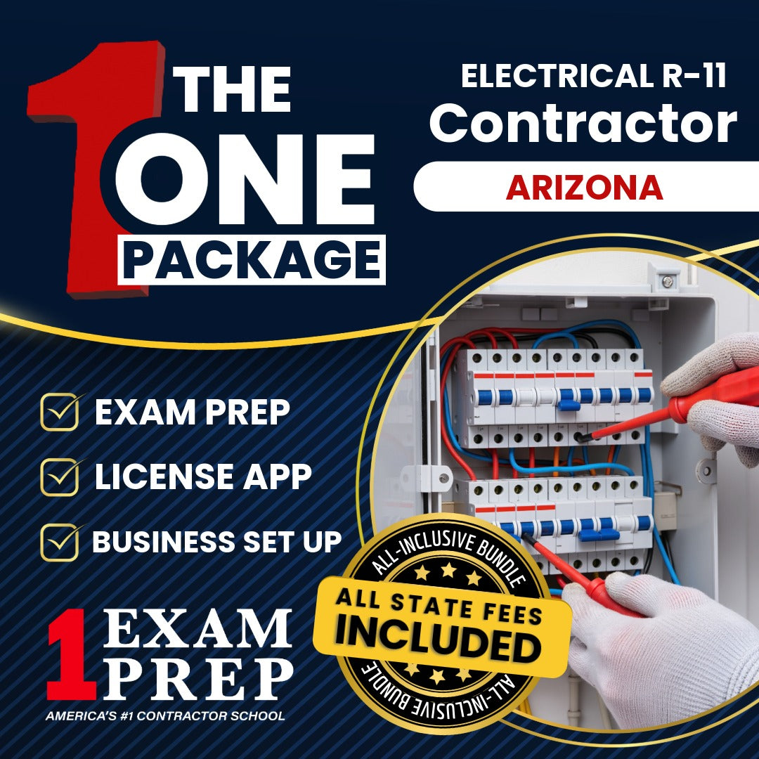 The 1 Package: All-Inclusive Arizona Electrical Residential Contractor (R-11) Exam, Licensing & Business Setup Solution