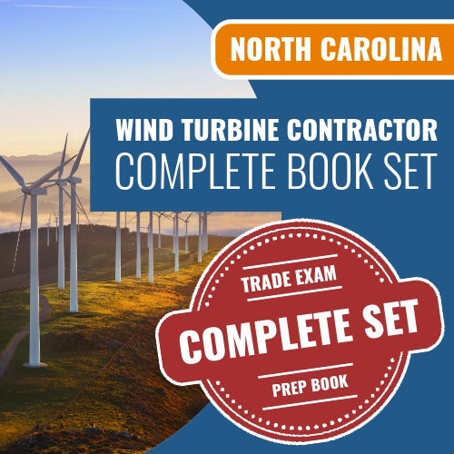 North Carolina Wind Turbine Contractor Exam Book Package