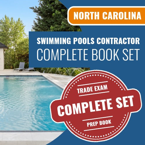 North Carolina Swimming Pools Contractor Exam Book Package