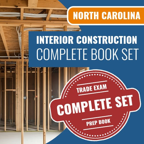 North Carolina Interior Construction Contractor Exam Book Package