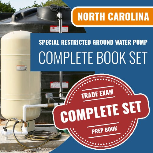 North Carolina Special Restricted Ground Water Pump Contractor Exam Book Package