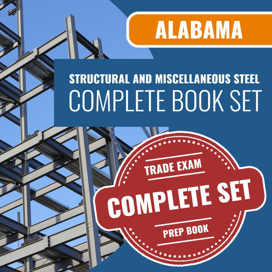 Alabama Structural and Miscellaneous Steel Contractor Exam Book Package