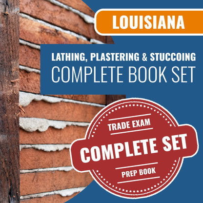 Louisiana Lathing, Plastering, And Stuccoing Contractor Exam Book Package
