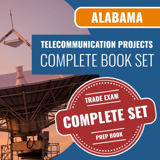 Alabama Telecommunication Projects Contractor Exam Book Package