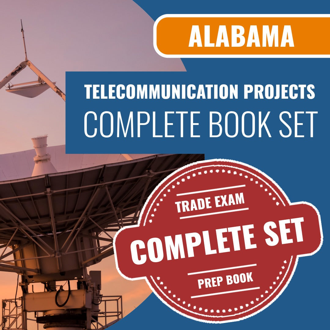 Alabama Telecommunication Projects Contractor Exam Book Package