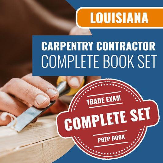 Louisiana Carpentry Contractor Exam Book Package