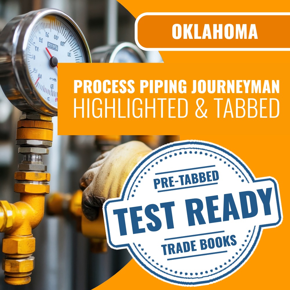 Oklahoma Process Piping Journeyman Highlighted & Tabbed Book Package