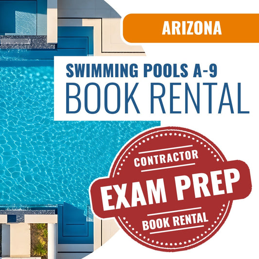 Arizona Swimming Pools Commercial Contractor (A-9) - Books & Courses Rental Package