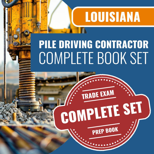 Louisiana Pile Driving Contractor Exam Book Package