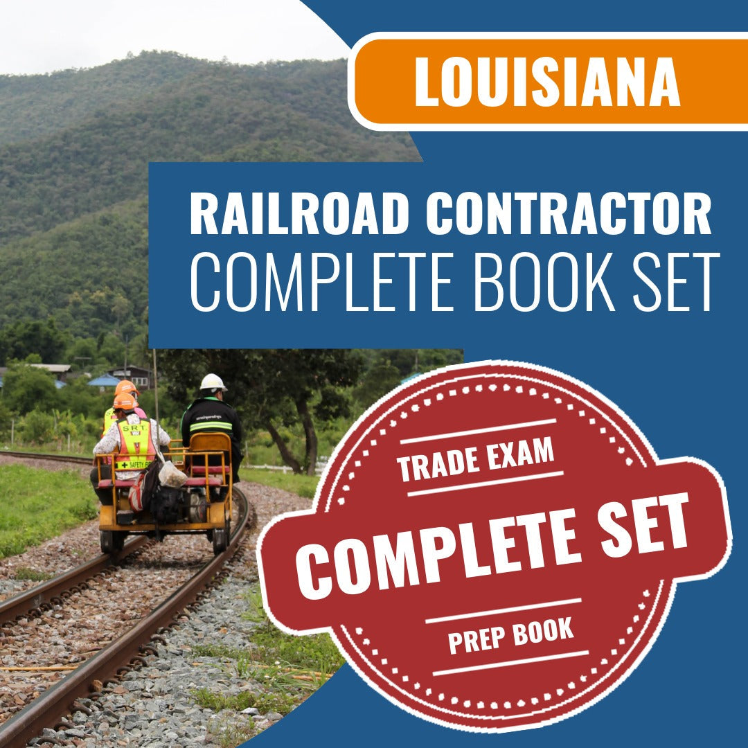 Louisiana Railroads Contractor Exam Book Package