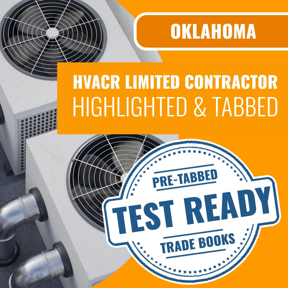 Oklahoma HVACR Limited Contractor Highlighted & Tabbed Book Package