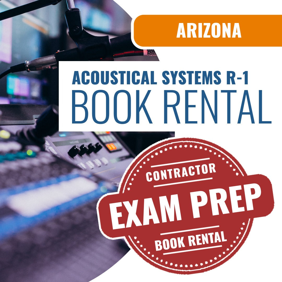 Arizona Acoustical Systems Residential Contractor (R-1) - Books & Courses Rental Package