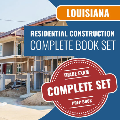 Louisiana Residential Construction Contractor Exam Book Package