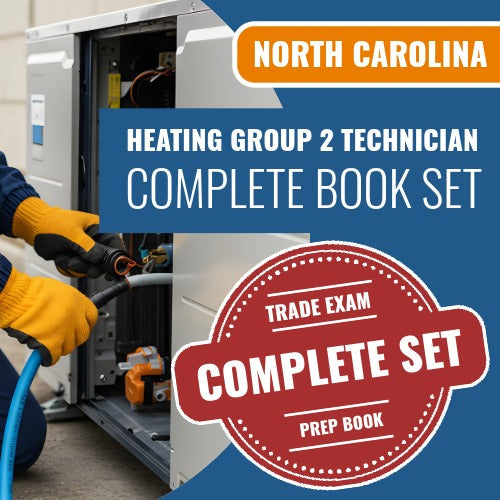 North Carolina Heating Group 2 Technician Exam Book Package