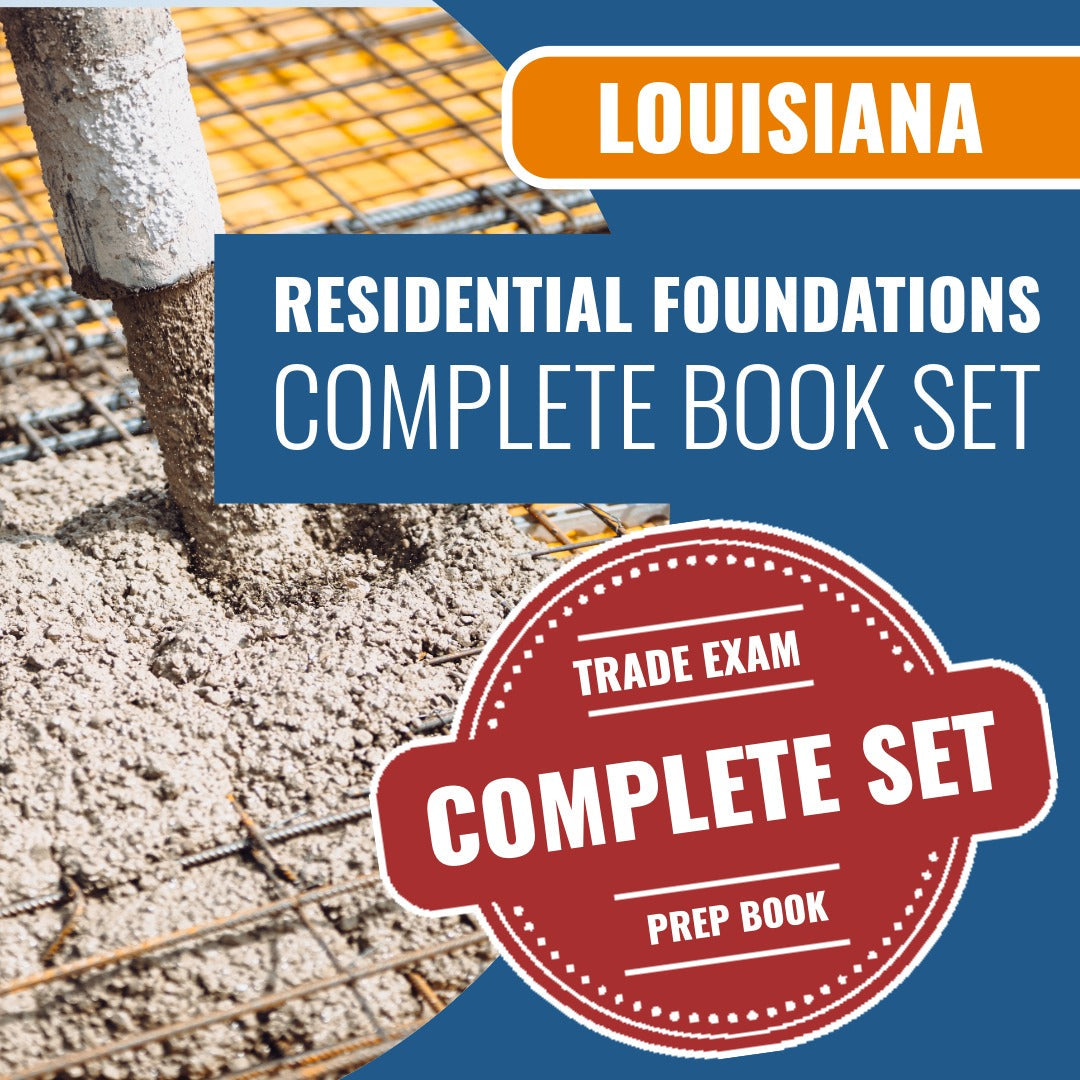 Louisiana Residential Foundations Contractor Exam Book Package