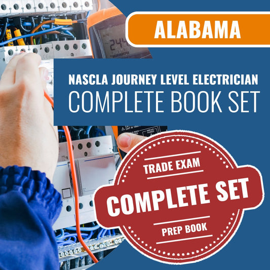 Alabama NASCLA Journey Level Electrician Exam Book Package