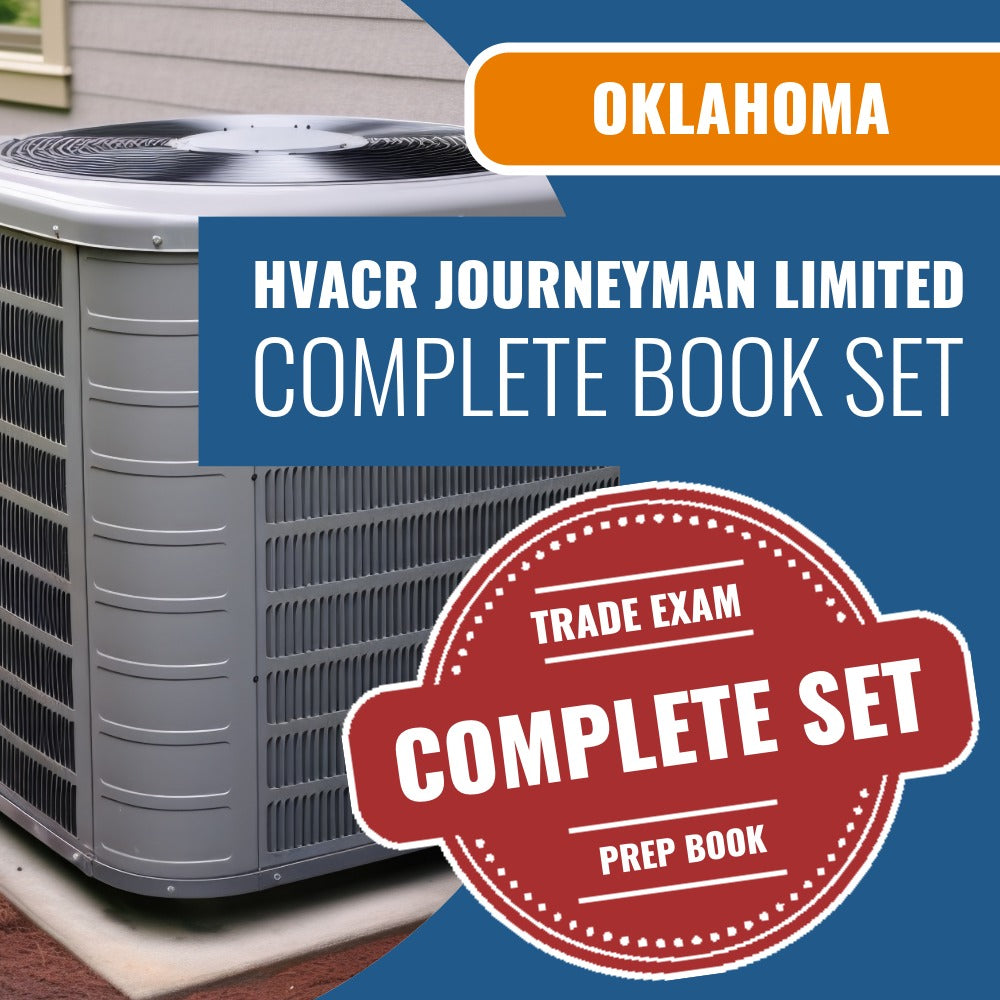 Oklahoma HVACR Limited Journeyman Contractor Exam Book Package