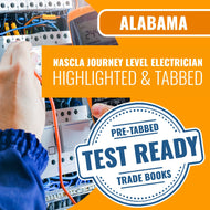 Alabama NASCLA Journey level Electrician Exam Highlighted & Tabbed Book Package